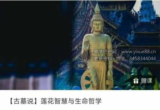 【古墓说】莲花智慧与生命哲学68集