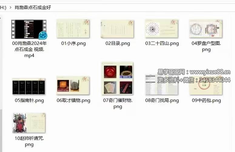 肖渤森2024年点石成金1集视频+图片