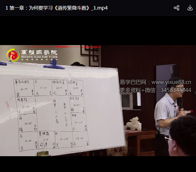 玄祥 李孟谦《道传紫微斗数》初阶班+中极班合集