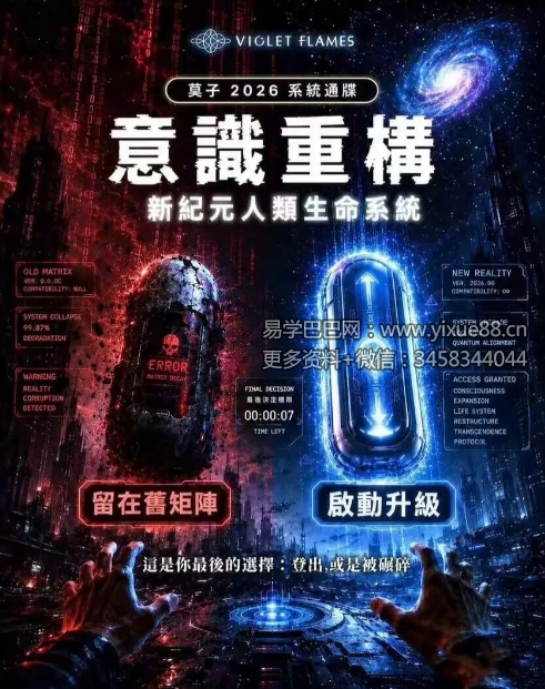 莫子2026意识重构 九紫离火二十年变局音频和课件 7节