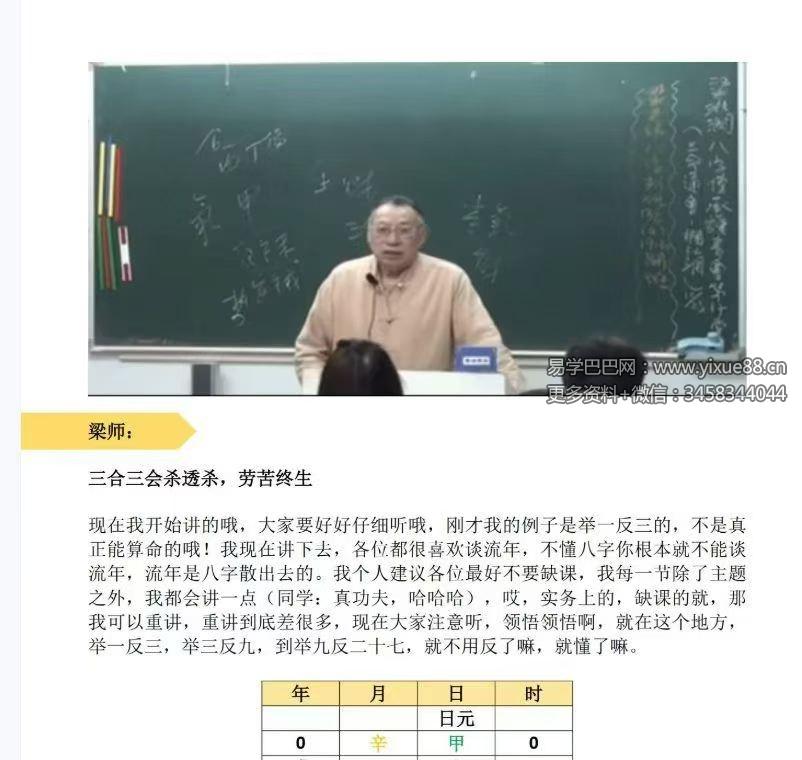 梁湘润命理传承班刘善仁打的笔记44份