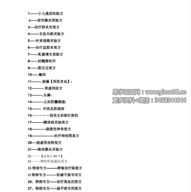 王幸福 特病专方《中医大师临床文集》38页