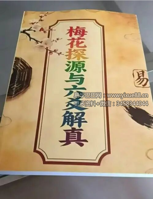 梅花探源与六爻解真（精华版）360页